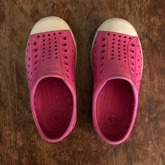 Native Other - Pink & cream Native toddler shoes